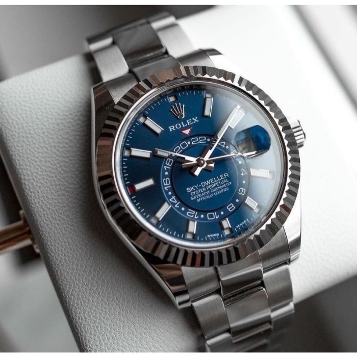 Blue rolex women's